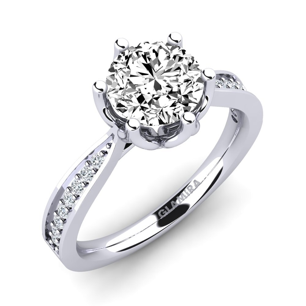 Moissanite Engagement Ring Hiya