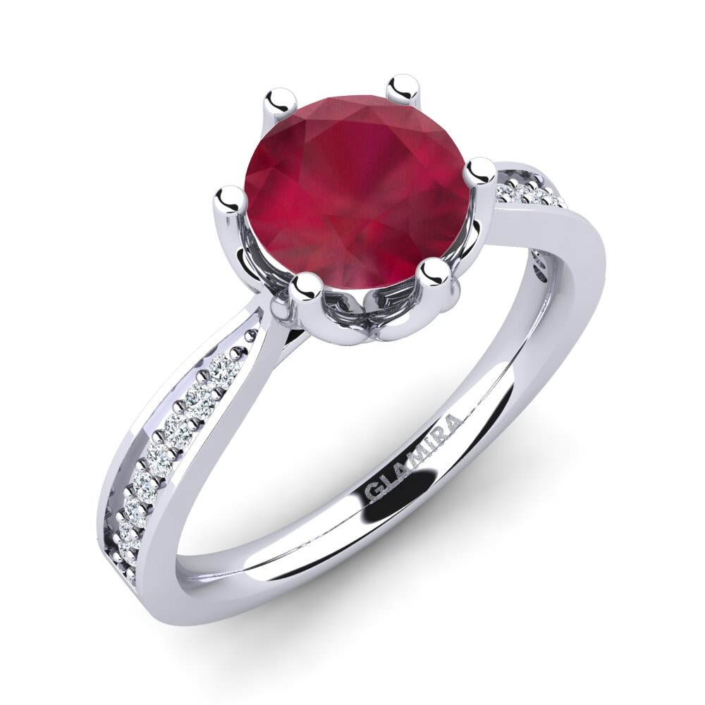 Ruby Engagement Ring Hiya