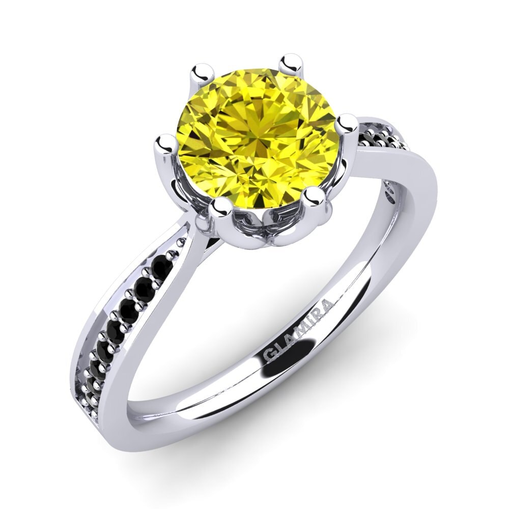 Yellow Diamond Engagement Ring Hiya