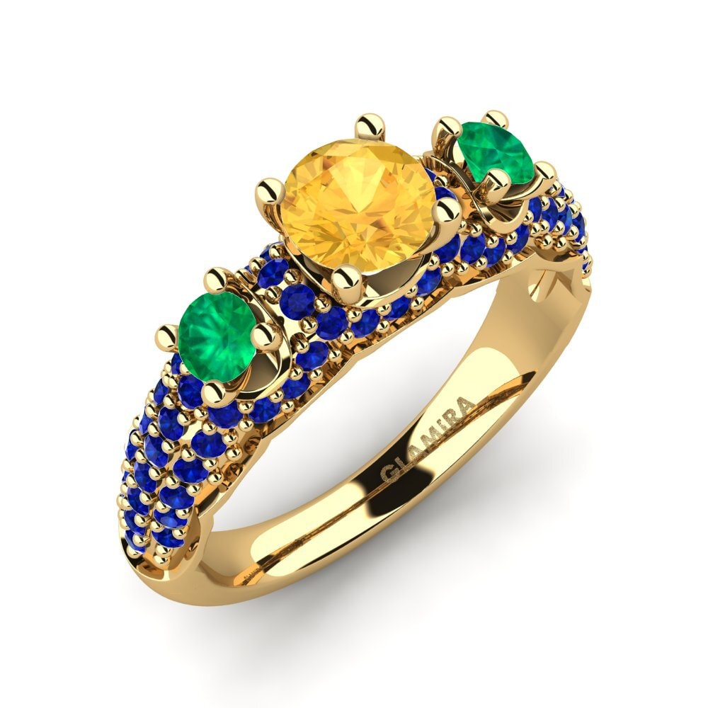 9ct Yellow Gold Engagement Ring Lilava