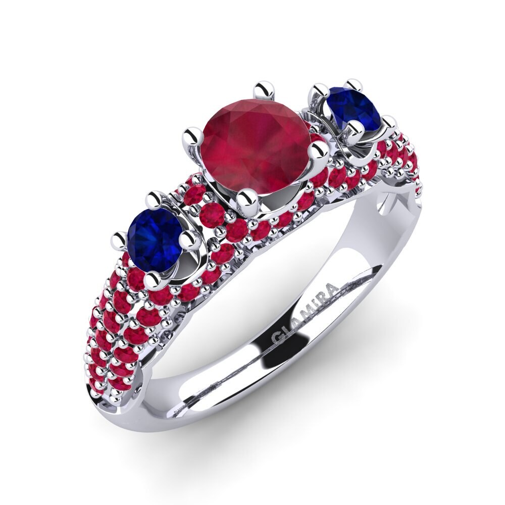 Rubí Anillo de compromiso Lilava