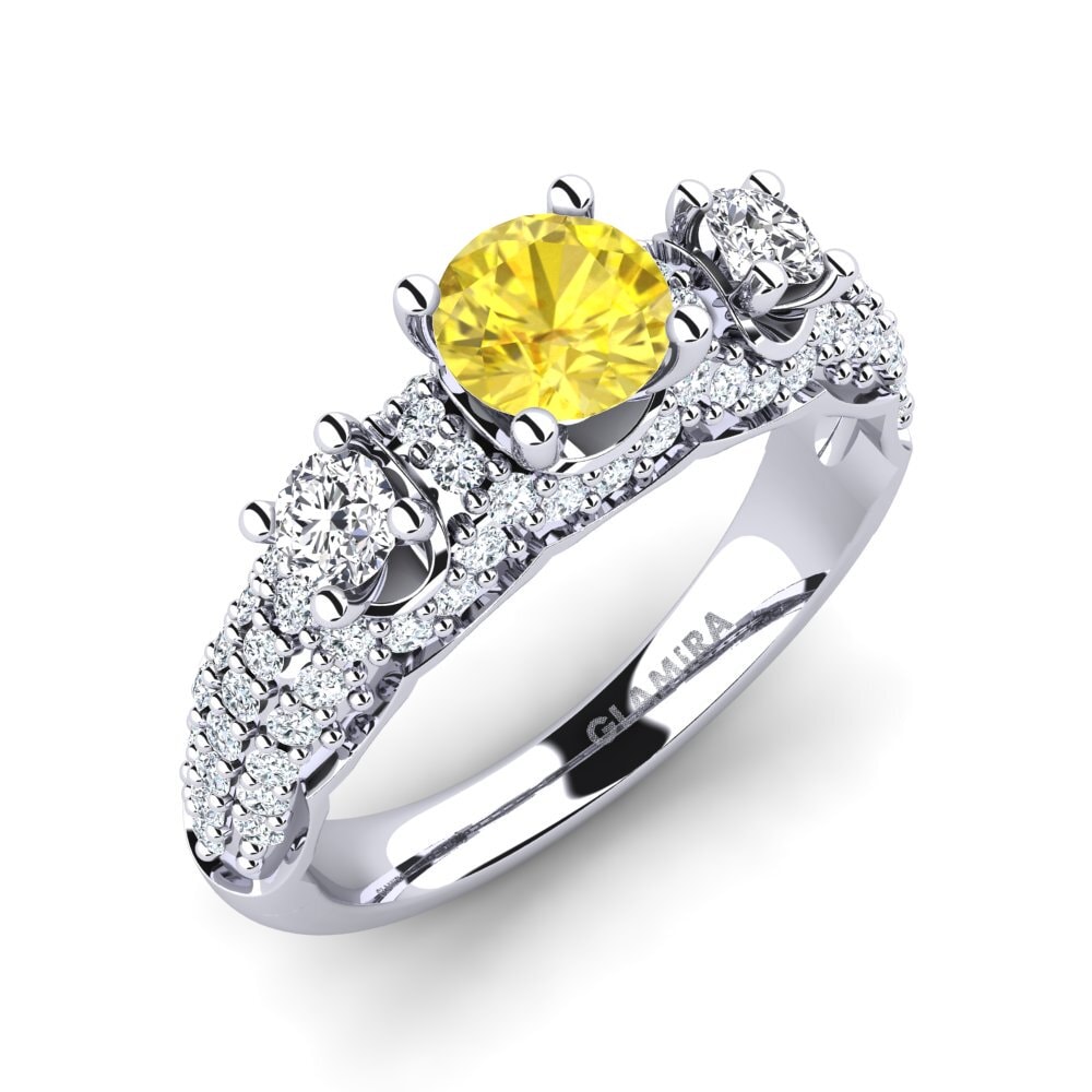 Đá Sapphire Vàng Nhẫn đính hôn Lilava
