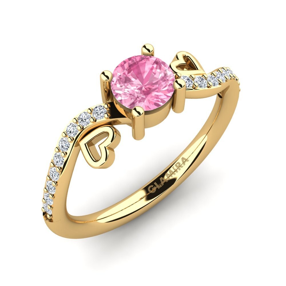 Pink Sapphire Engagement Ring Mabule