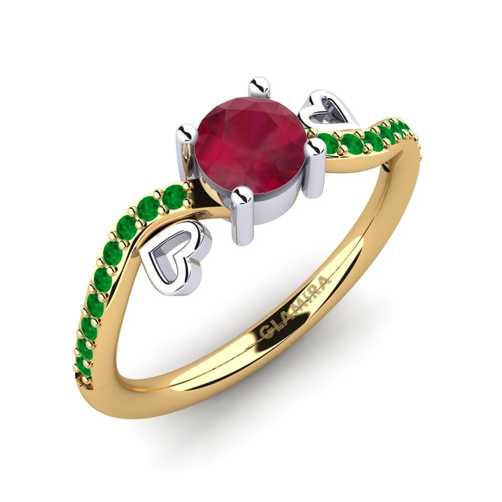 18k Yellow & White Gold Engagement Ring Mabule