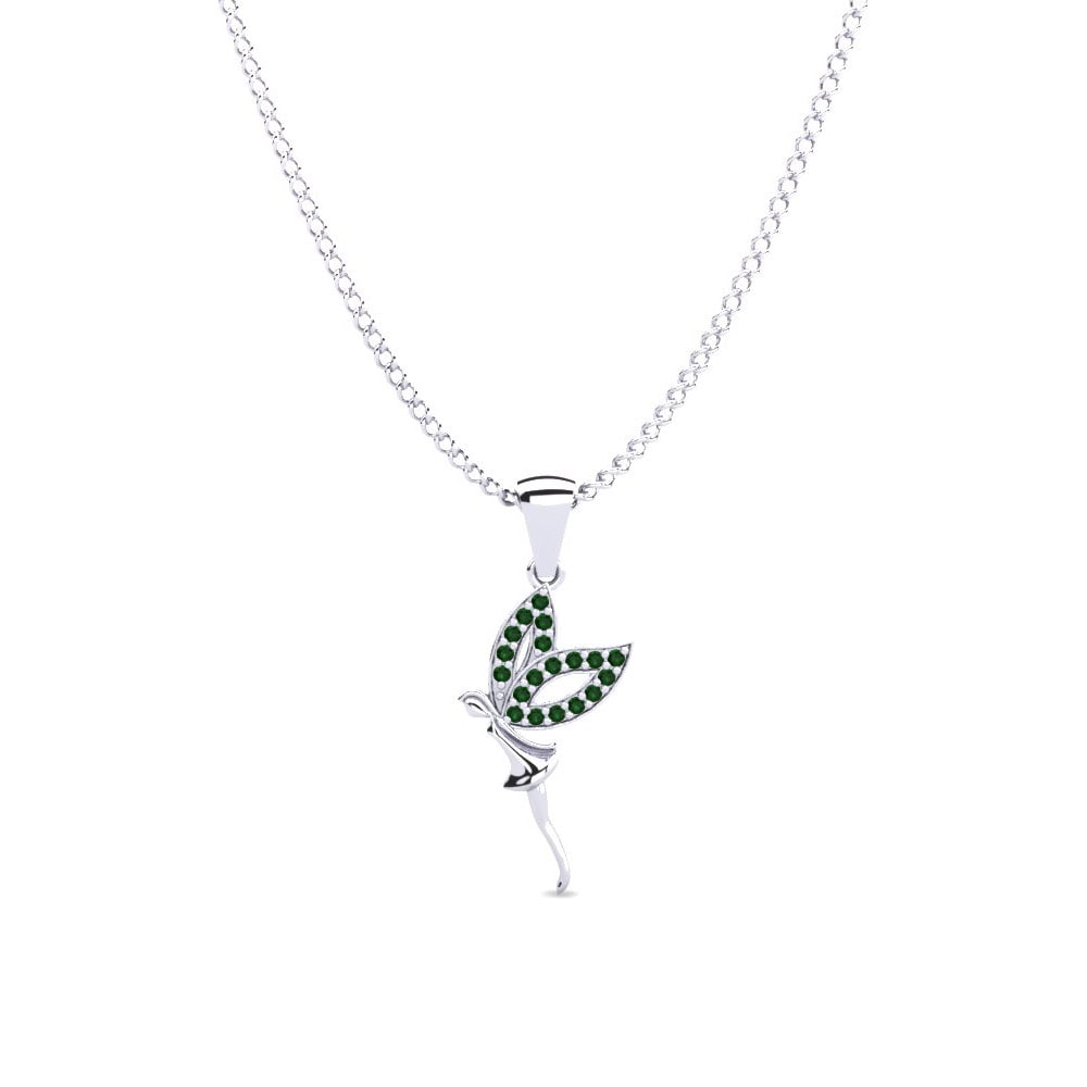 Emerald Women's Pendant Fairy