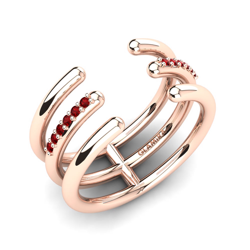 18K Rood Goud Knokkelring Agafia