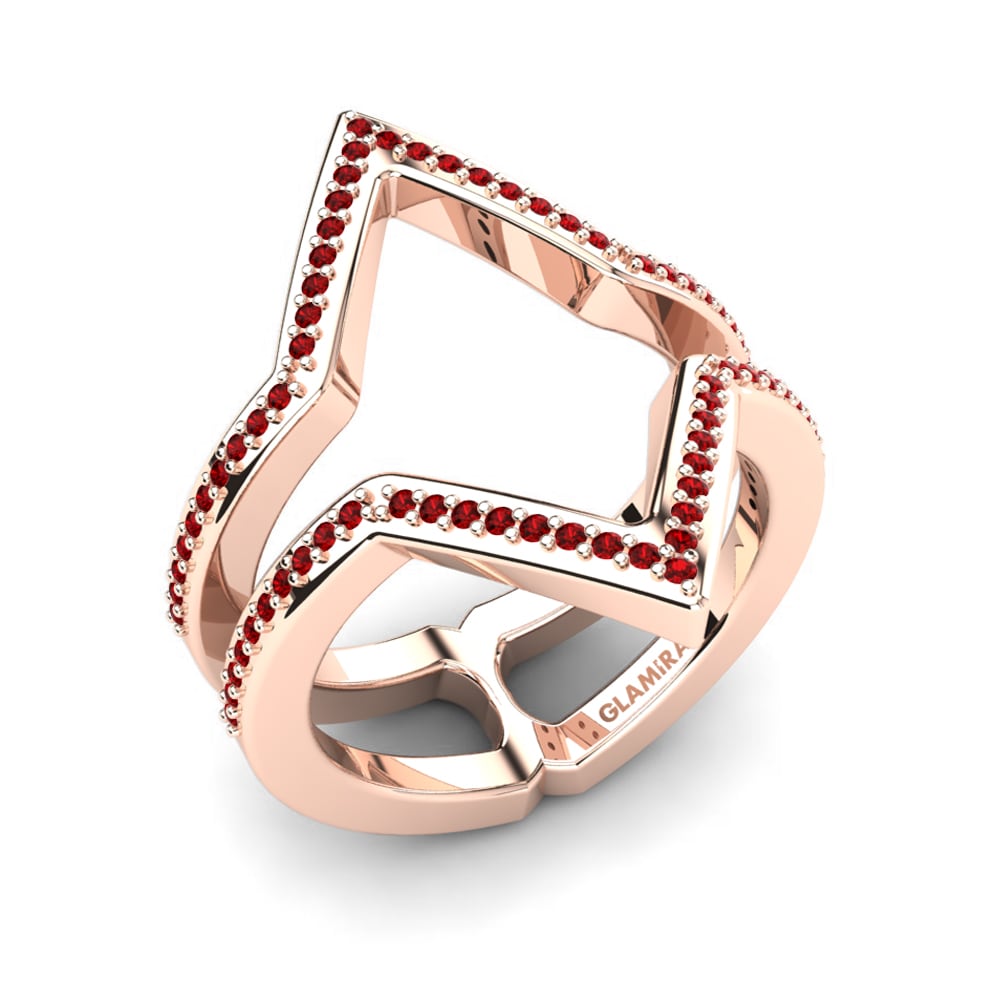 18K Rood Goud Knokkelring Akadia