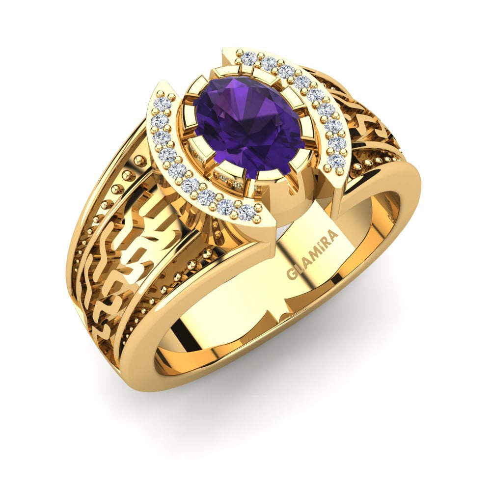 Amethyst Men's Ring Alonzito