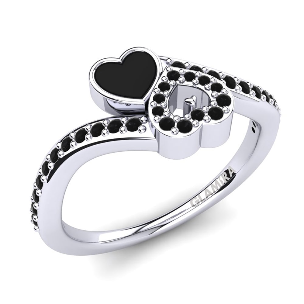 Zafiro negro Anillo Annarasa