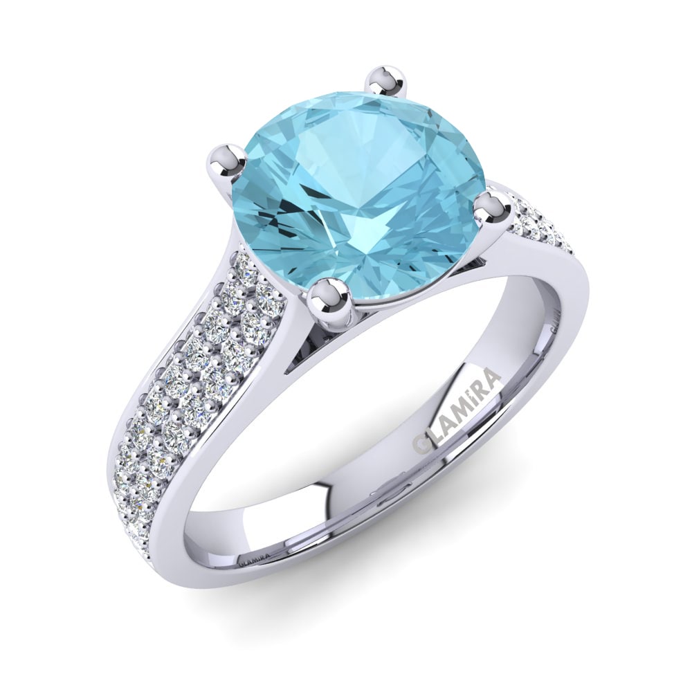 Aquamarine Engagement Ring Arella 2.0 crt
