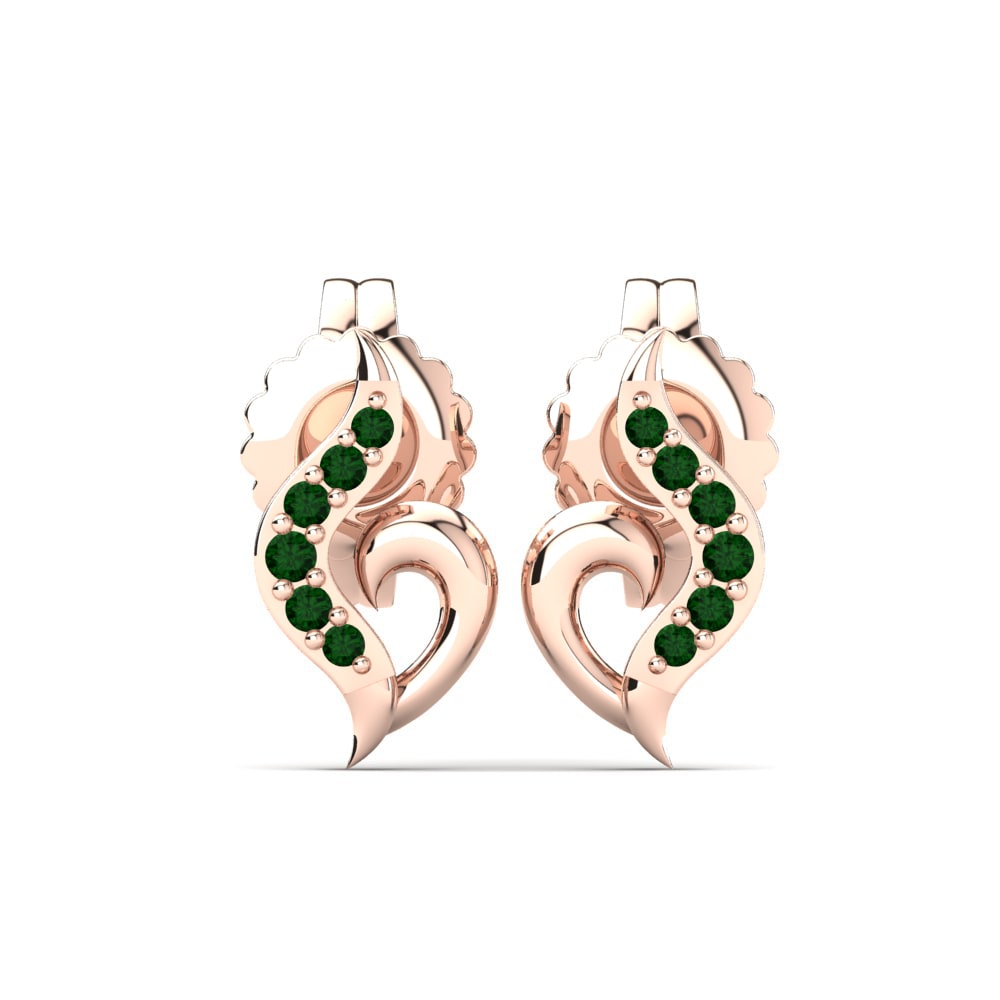 Groene Zirkoon Dames Oorbellen Arlean