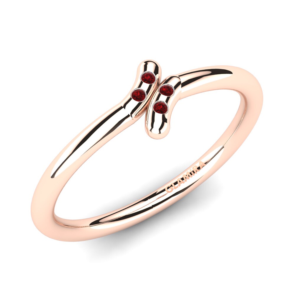 18K Rood Goud Knokkelring Artois