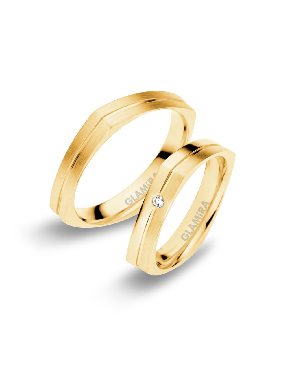 14ct Yellow Gold Lab Grown Diamond Wedding Ring Charming Choice