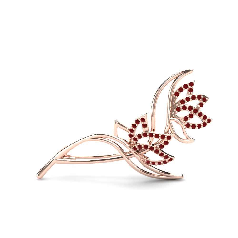 14ct Rose Gold Brooch Auberta