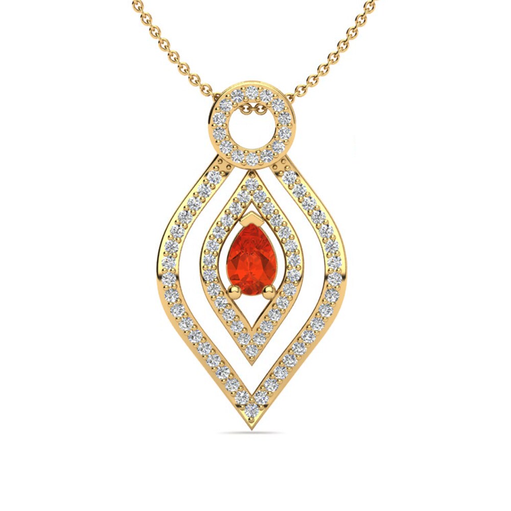 Fire Opal Women's Pendant Benigna