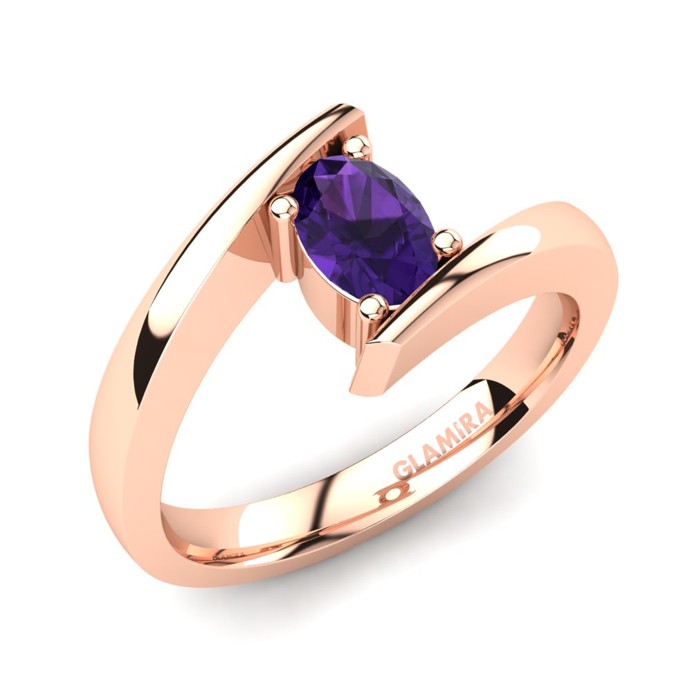 Amethyst Engagement Ring Bernice
