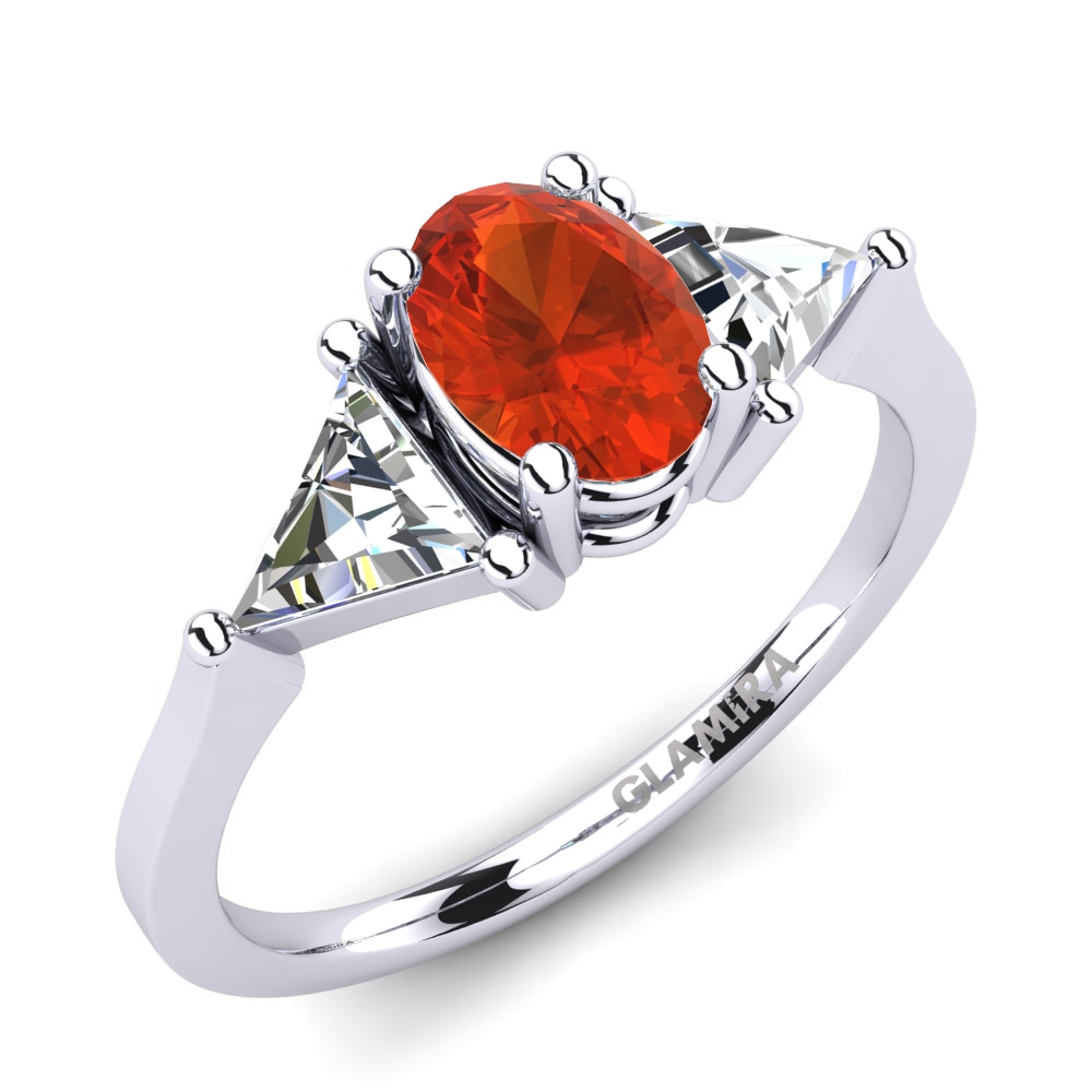 Forlovelsesring Berthe Fire Opal