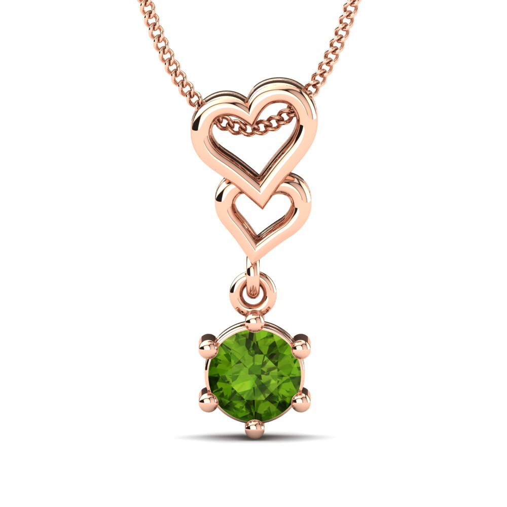 18K Rood Goud Dames Hanger Carmenta