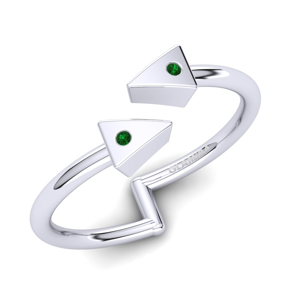 Groene Zirkoon Knokkelring Celandia