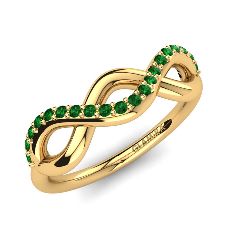 Groene Zirkoon Knokkelring Cirilia