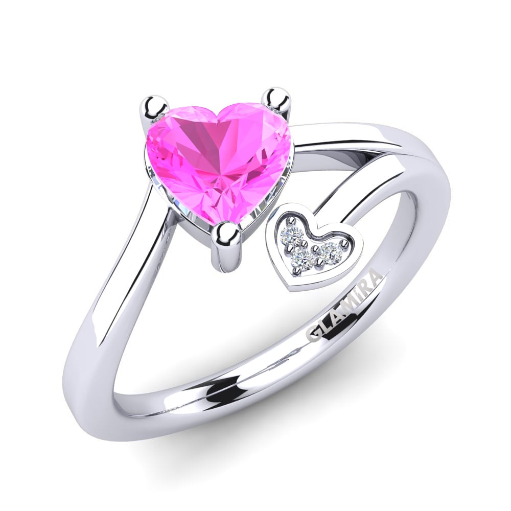 Pink Tourmaline Ring Clematis
