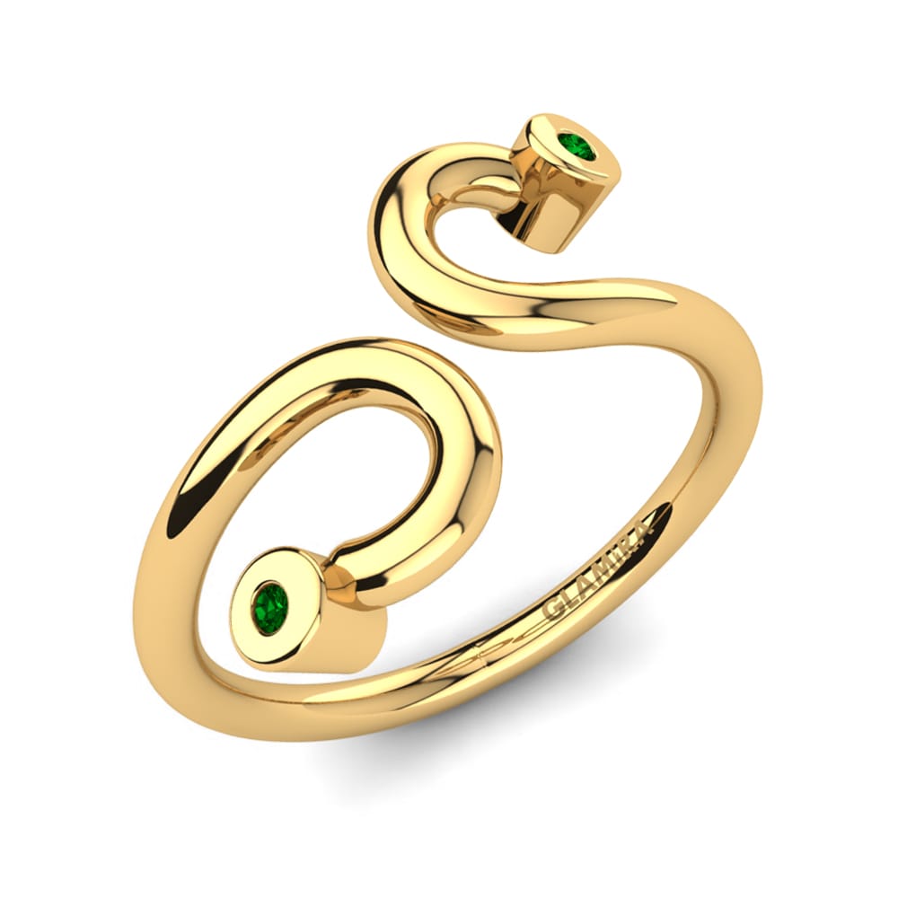 Groene Zirkoon Knokkelring Cleora