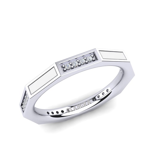 Ring Clotilde 585 White Gold & Diamond