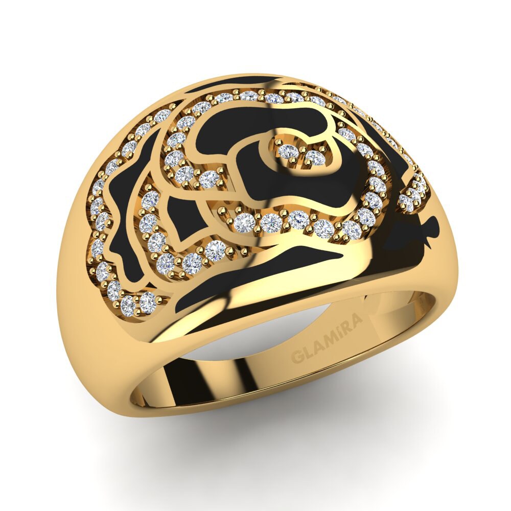 Gelbgold 375 Ring Costanza