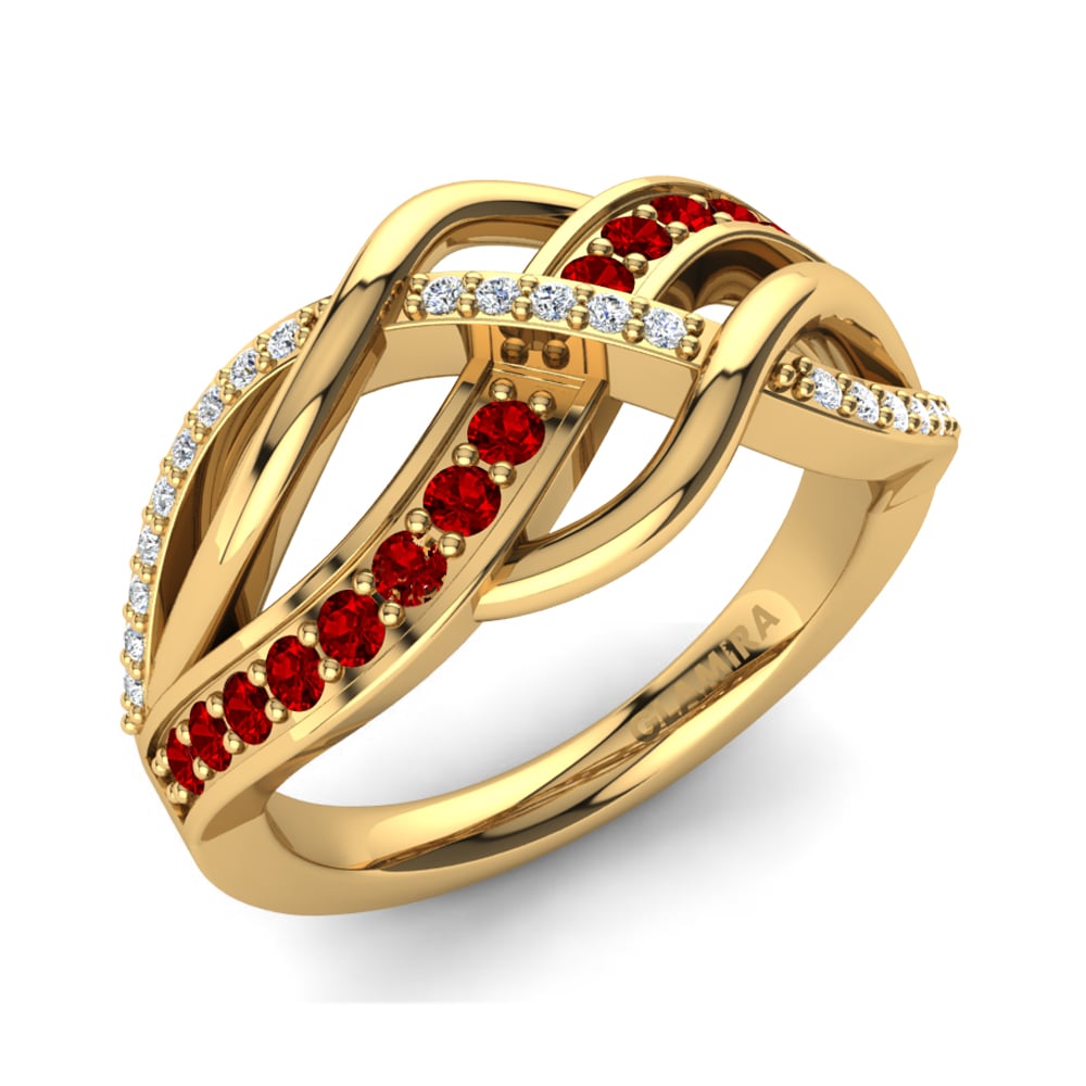 14ct Yellow Gold Ring Cristophia