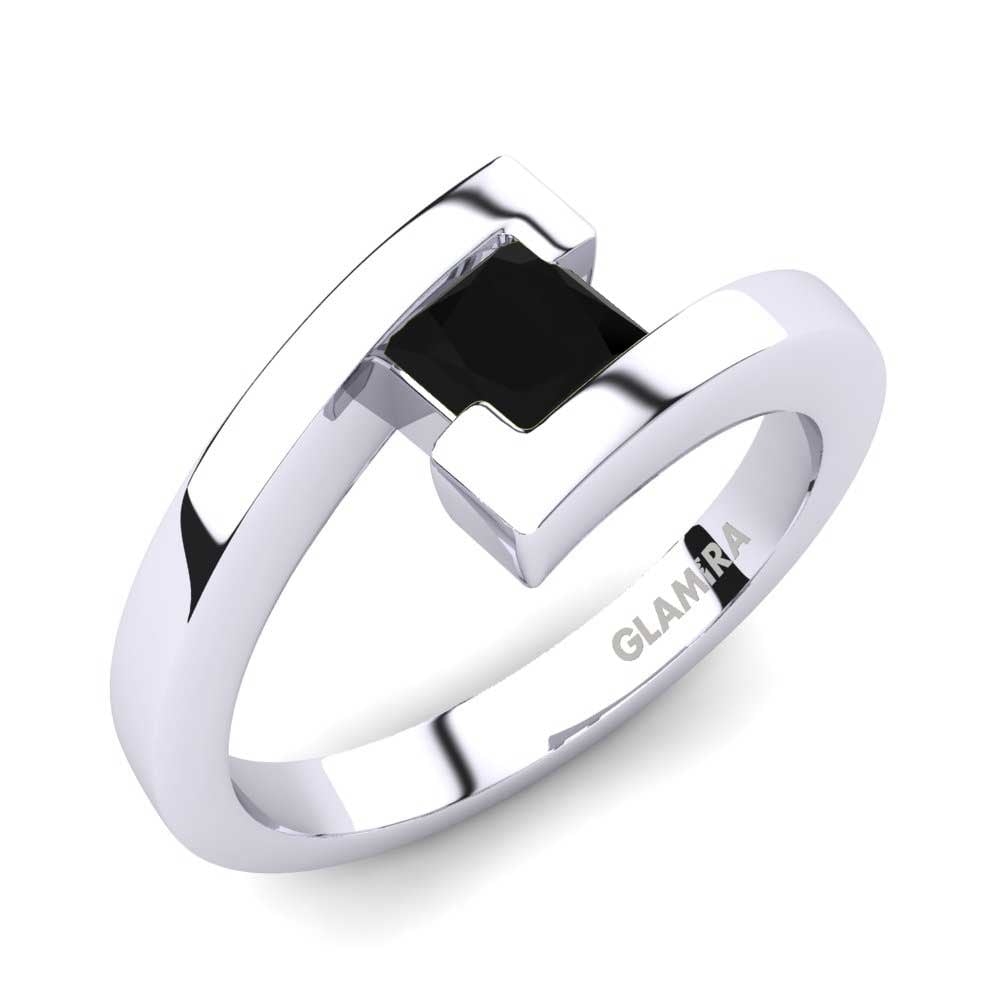 Zwarte Onyx Verlovingsring Damara