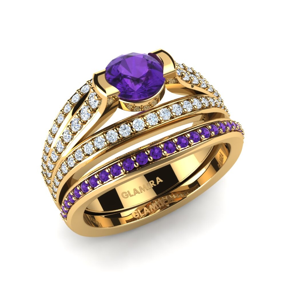 Amethyst Bridal Set Soft Life