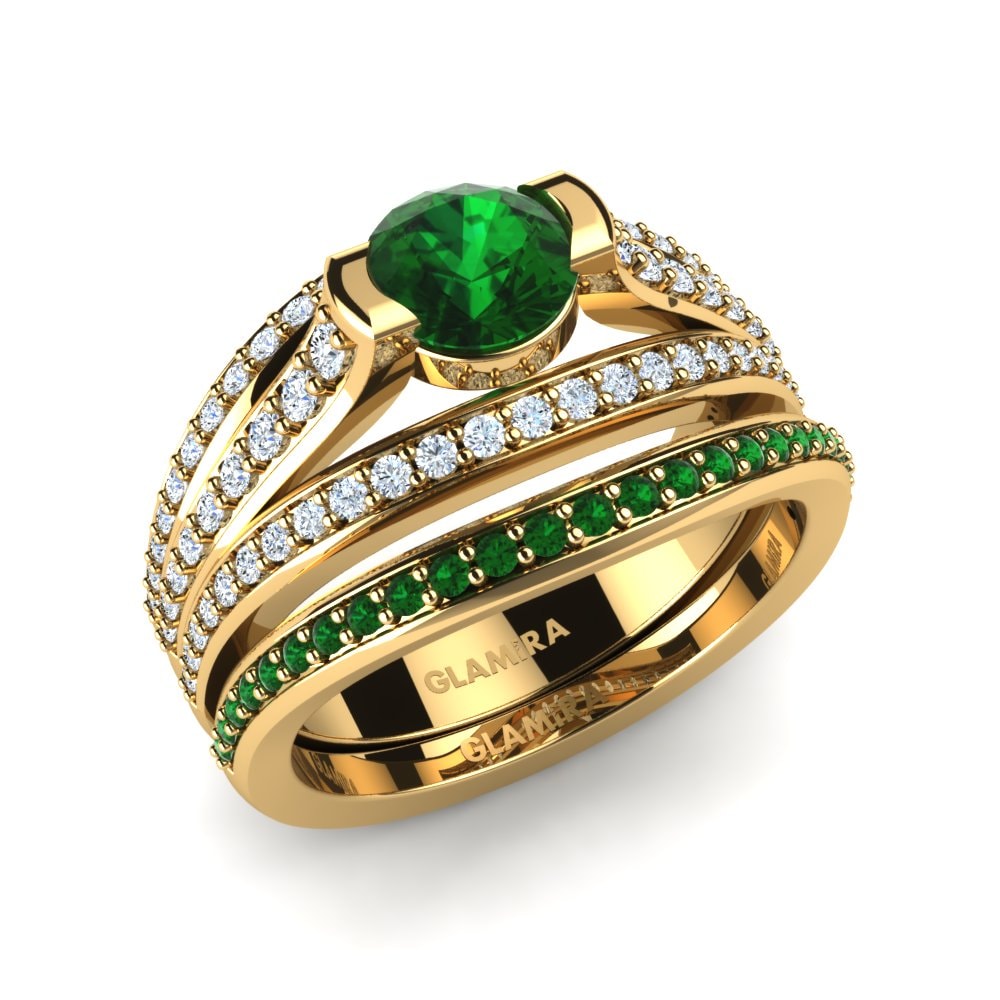 emerald-zirconia Set Pengantin Soft Life