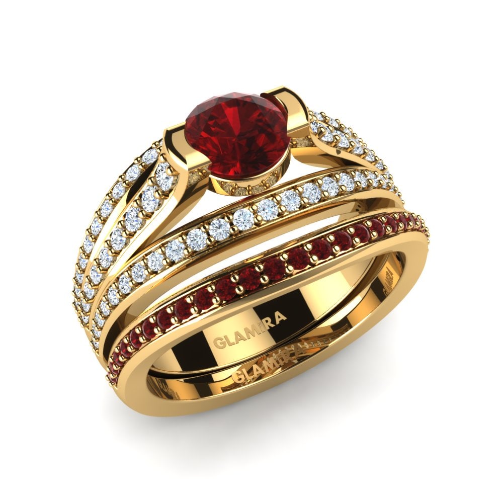 ruby-zirconia Set Pengantin Soft Life