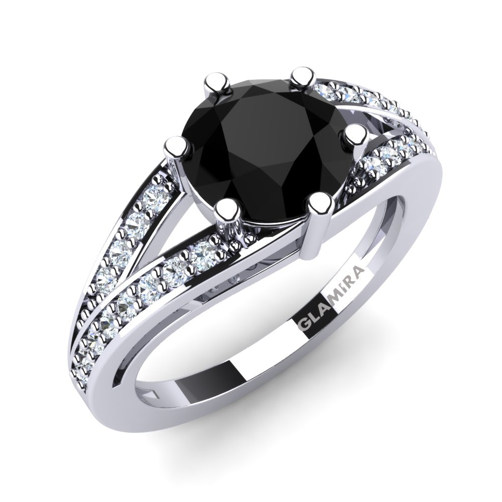 Bộ cô dâu Cuddly Ring A black-onyx