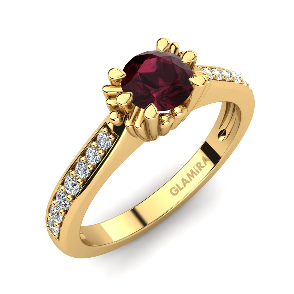 Garnet Bridal Set Snazy Ring A