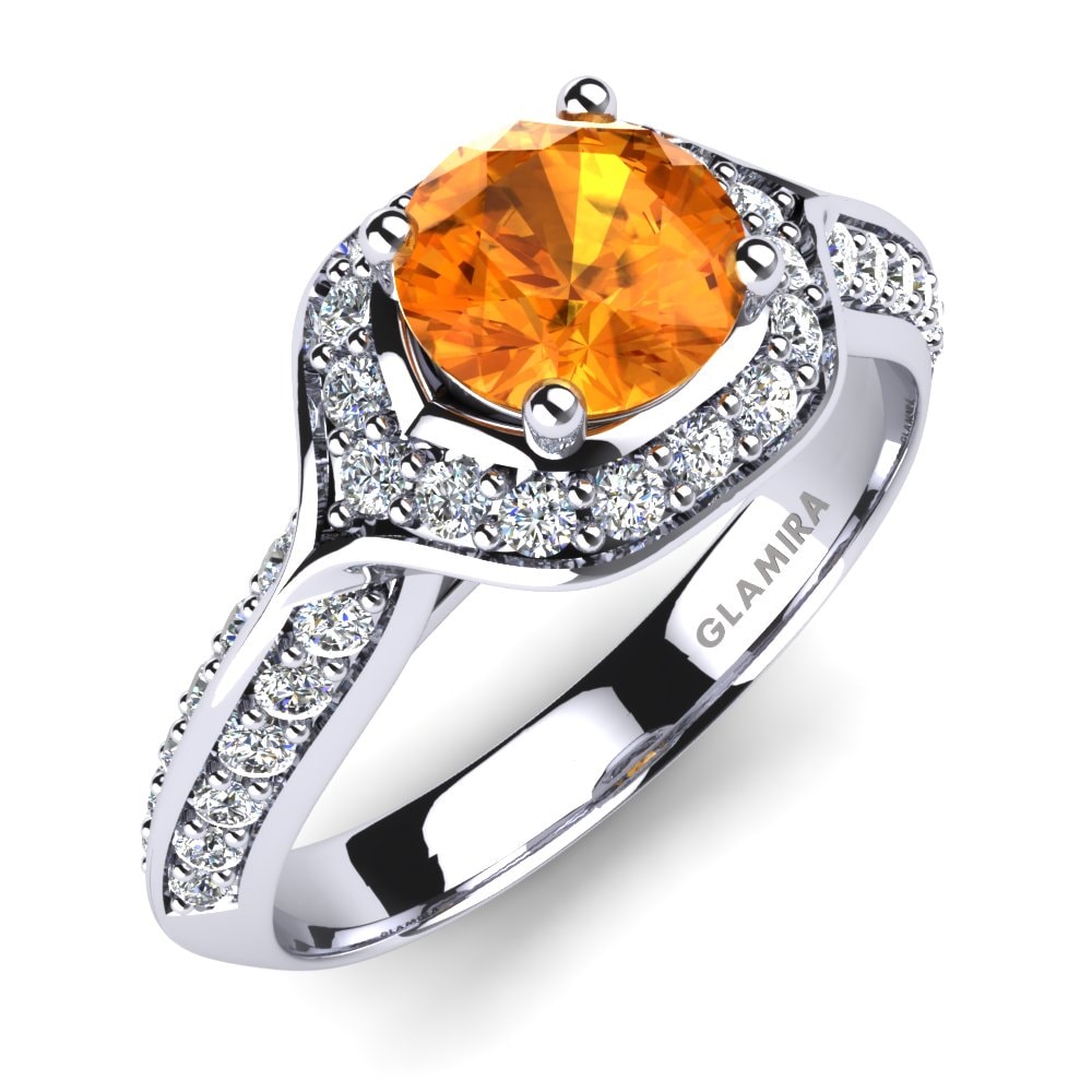Citrine Engagement Ring Cosette