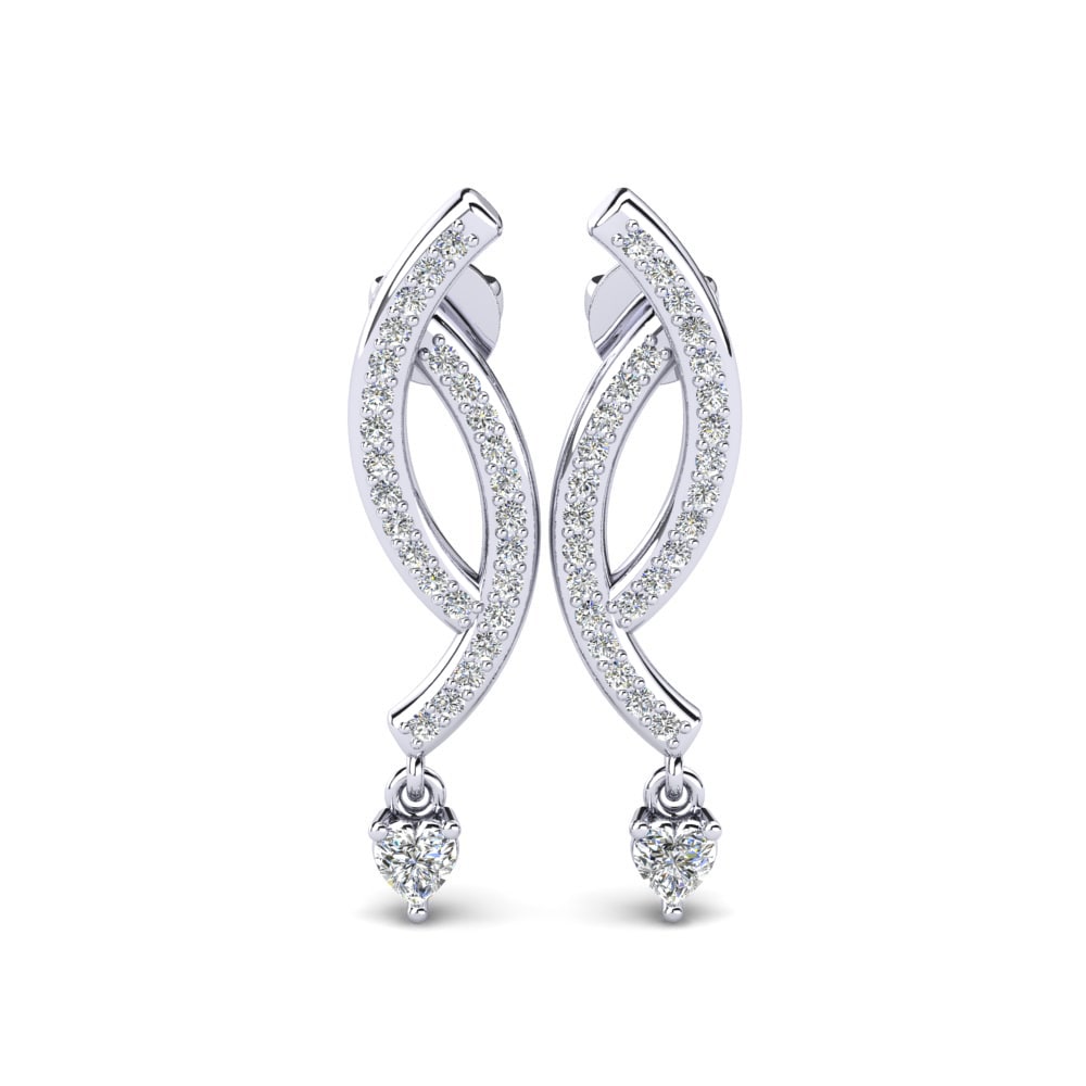 950 Palladium Women's Earring Kamatero