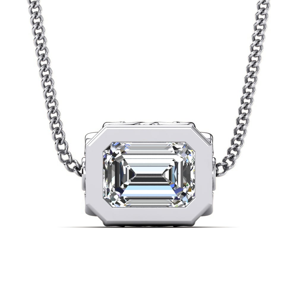 White sapphire Women's Necklace Adalgisa