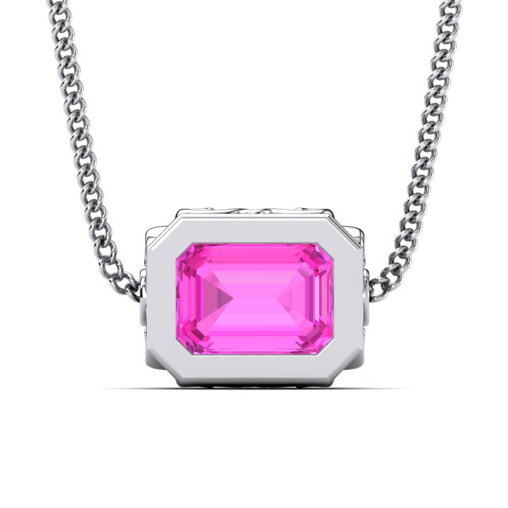 Turmalina rosa Collar de Mujer Adalgisa