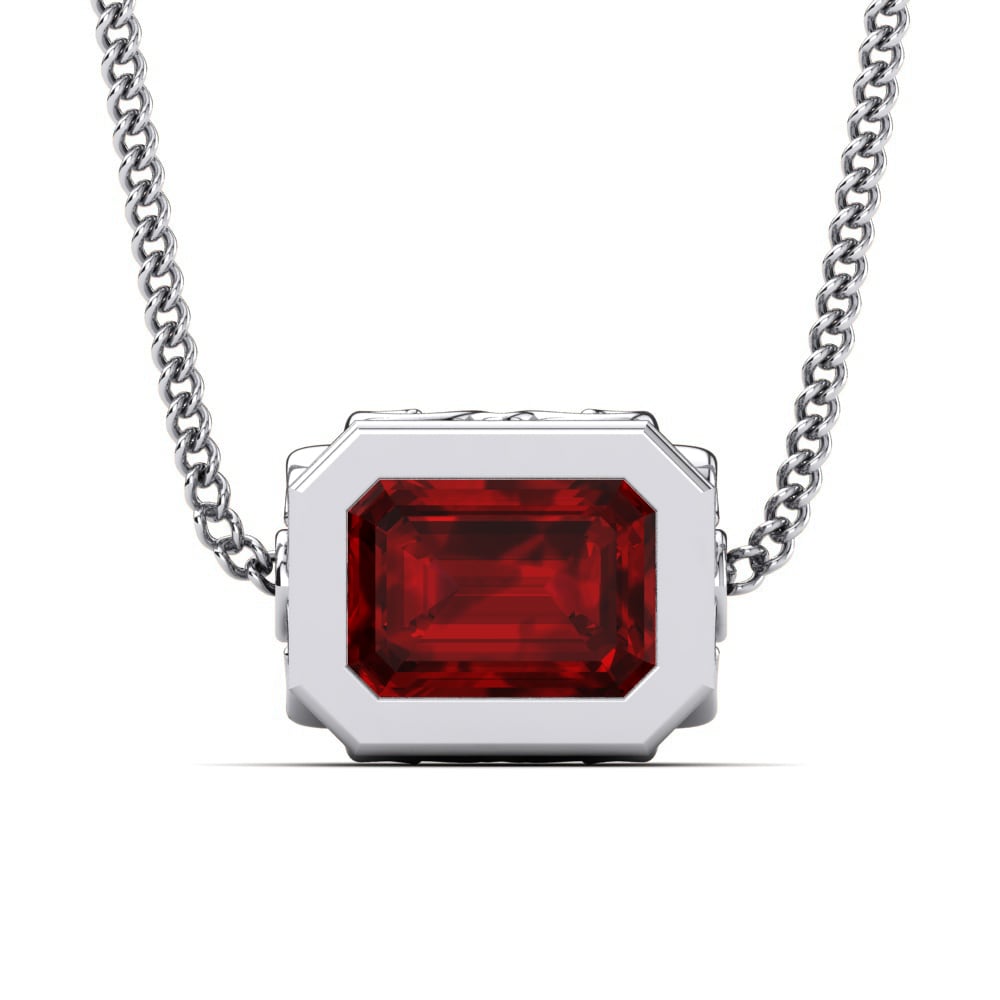 Circonita Roja Collar de Mujer Adalgisa