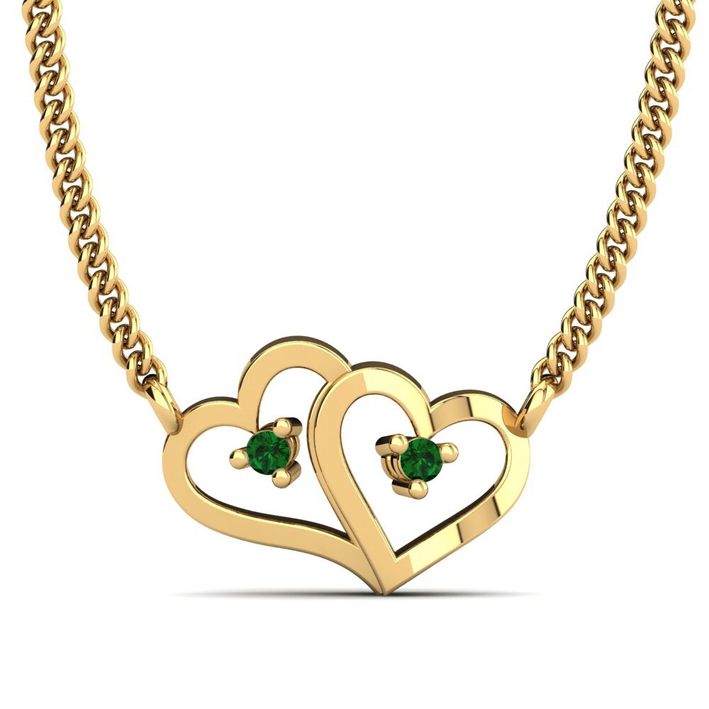 Groene Zirkoon Dames Hanger Lamyra
