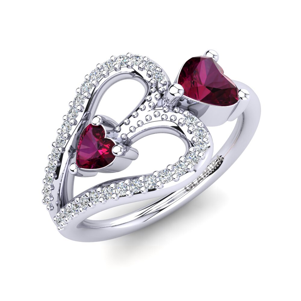 Rhodolite Garnet Ring Danaja