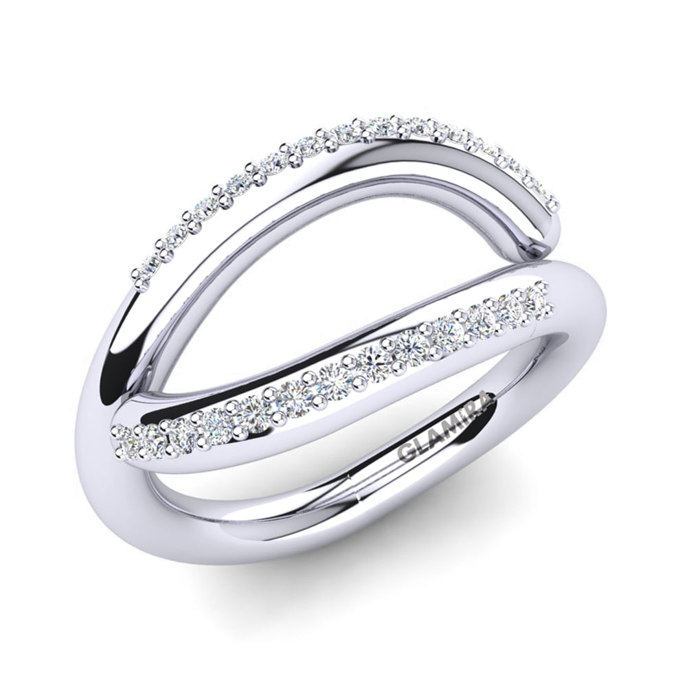Swarovski Crystal Knuckle Ring Delenna