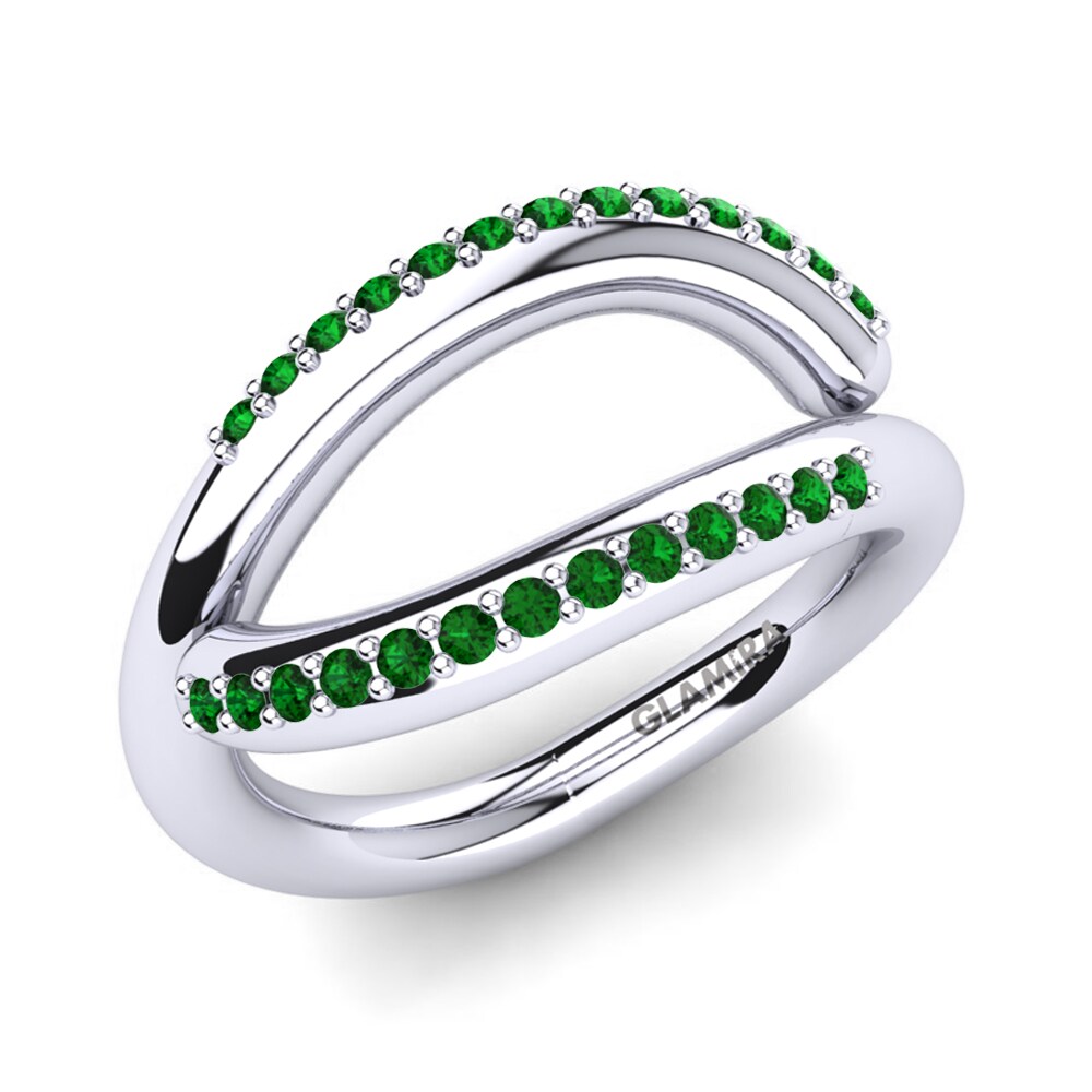 Groene Zirkoon Knokkelring Delenna