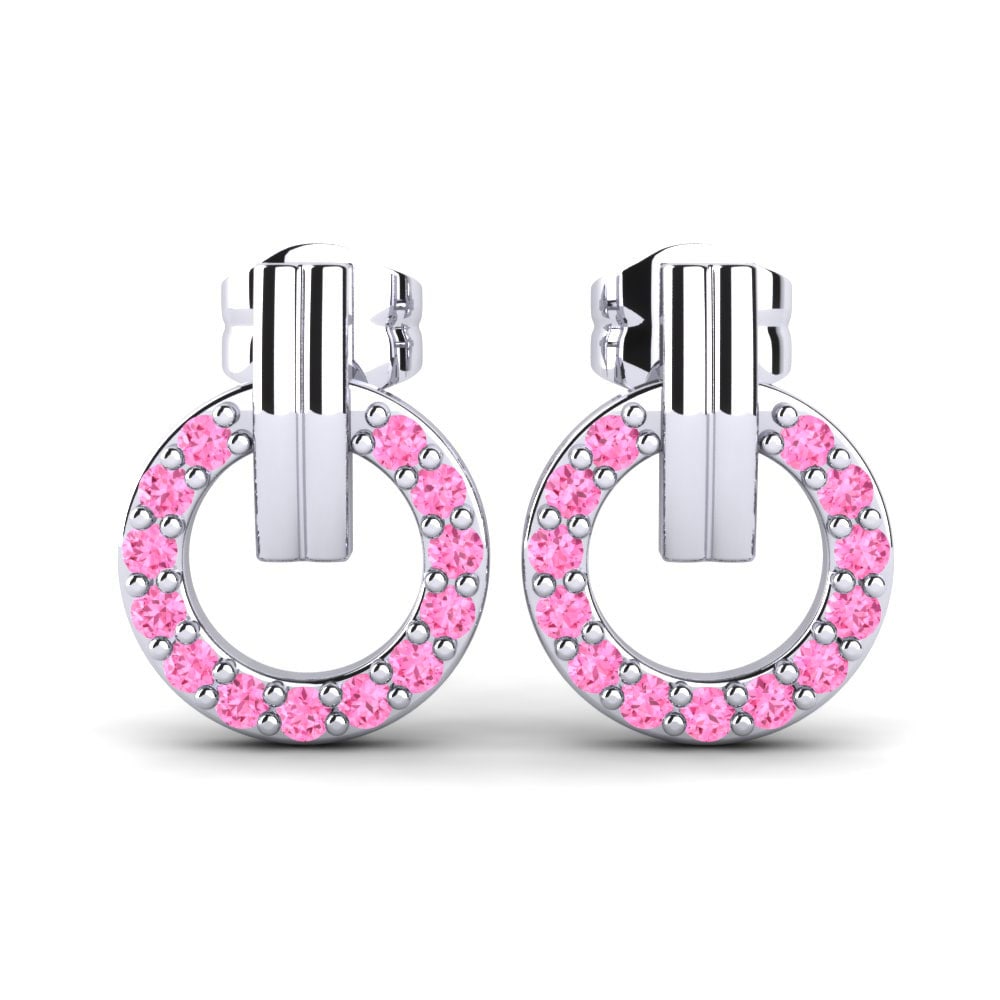 Pink Tourmaline Women's Earring Trella