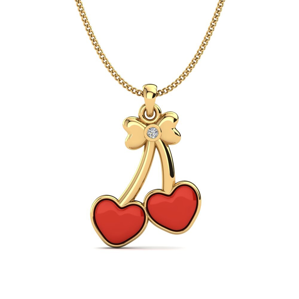 Collana Balletto Per Bambina Con Cristallo - Ciondolo Ballerina - Kyisa Accessories