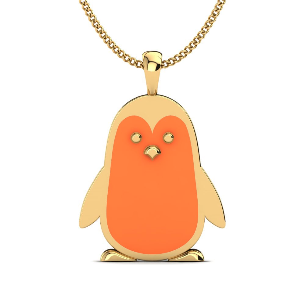 14k Oro Amarillo Colgante para Niño Levanter