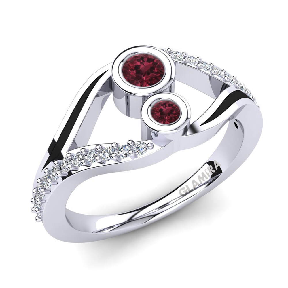 Garnet Ring Annalisa