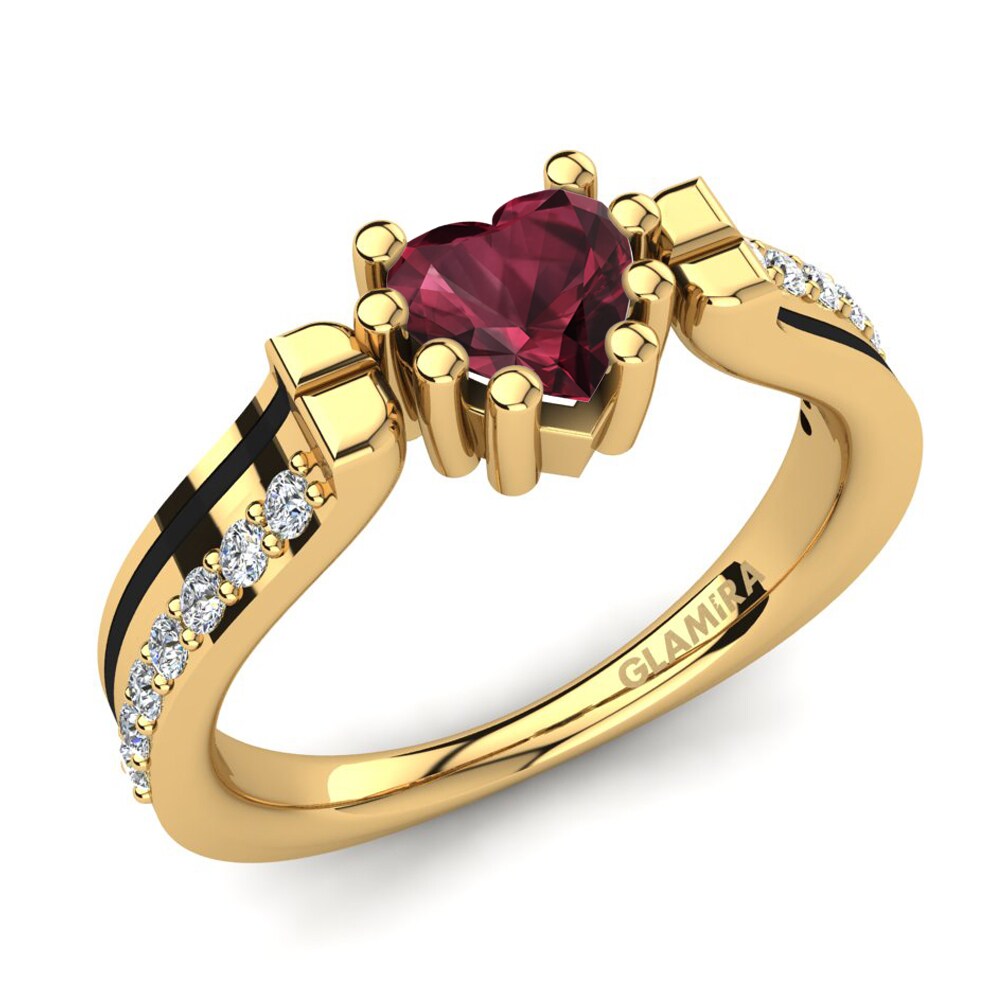 Garnet Engagement Ring Arcangela