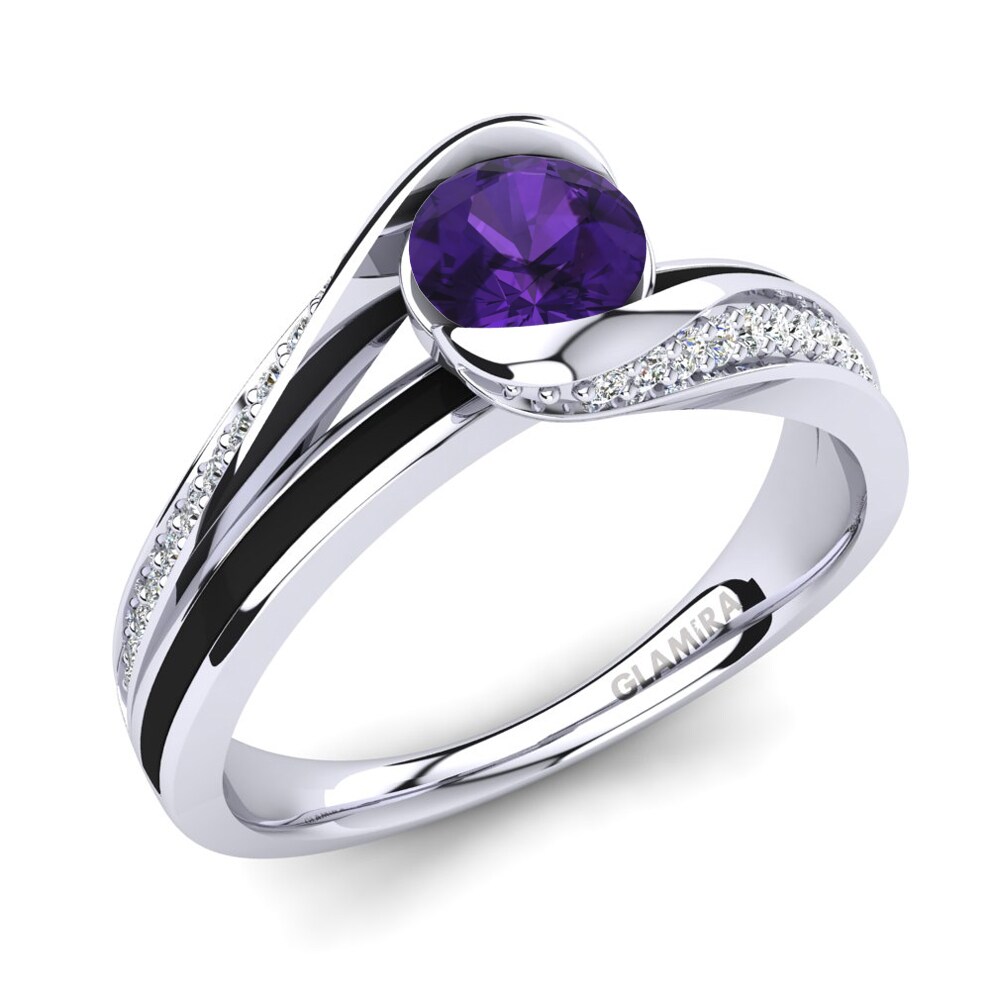 Amethyst Engagement Ring Arnalda